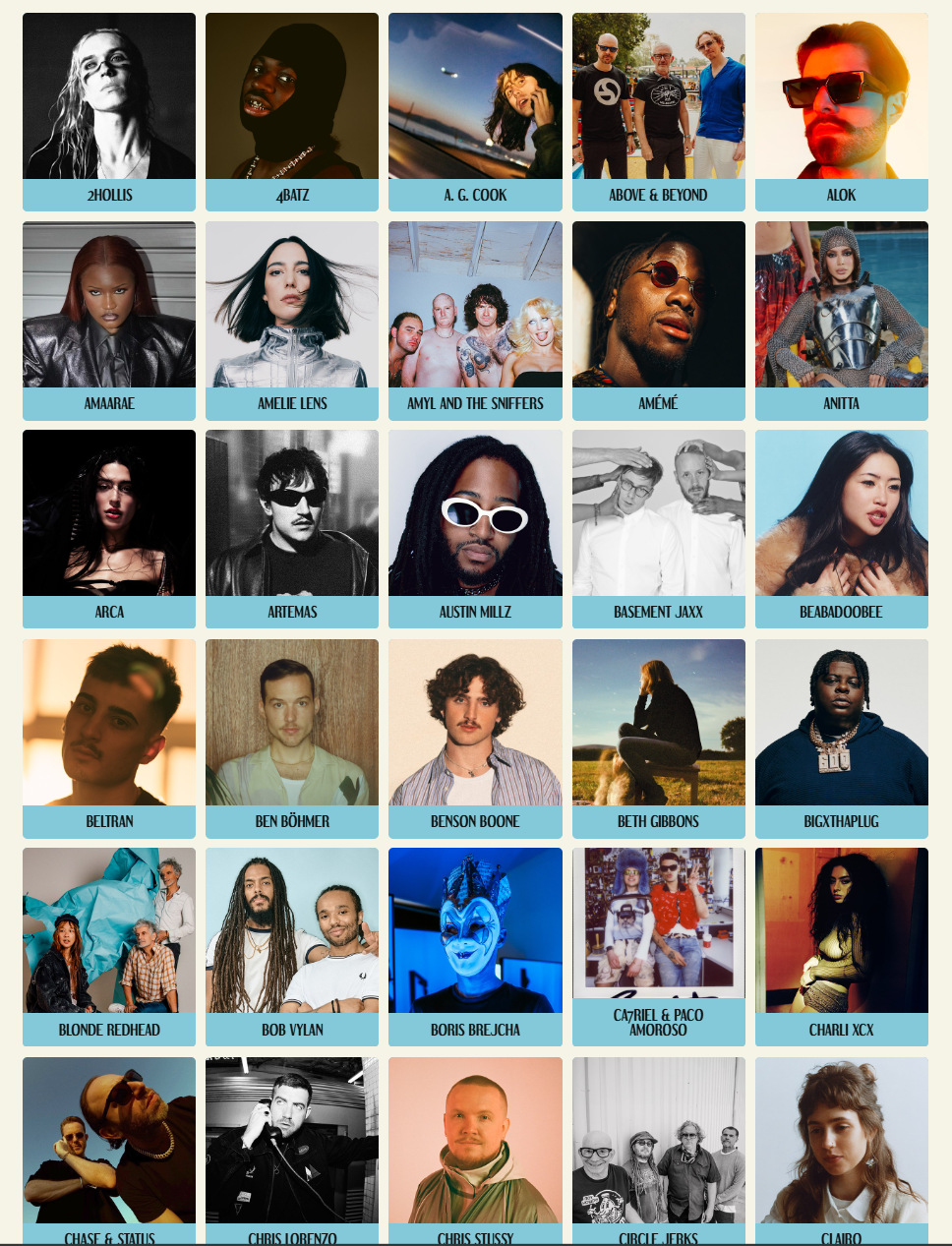 Coachella 2022 Lineup